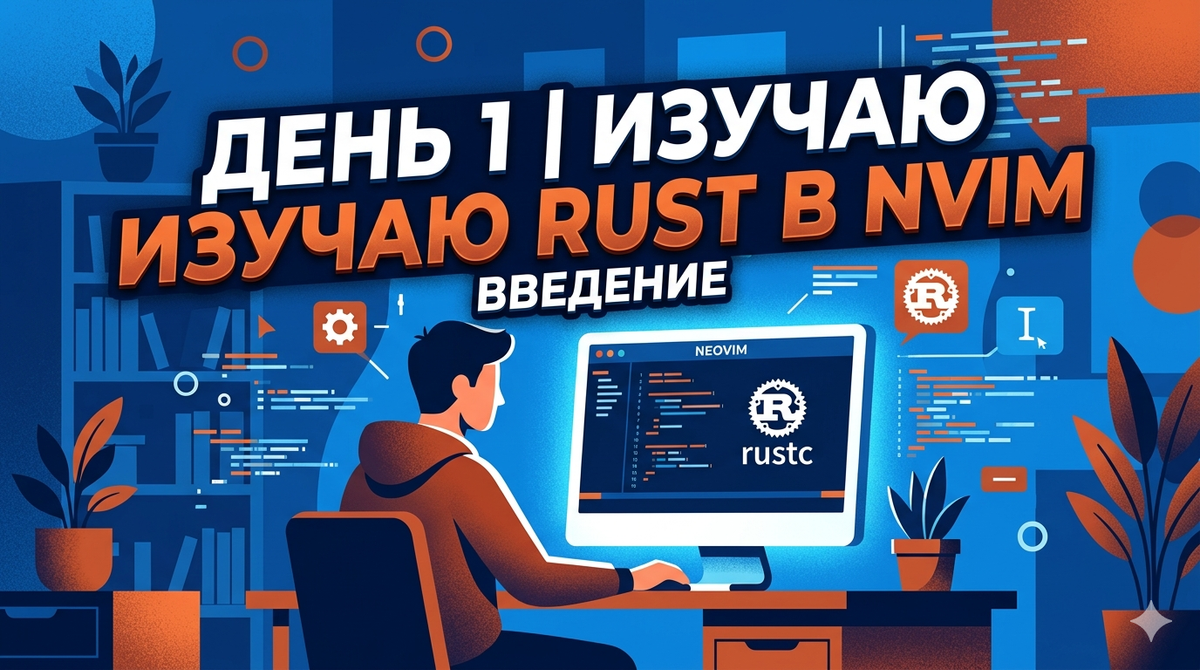 День 1 | Изучаю Rust в NVIM. Введение